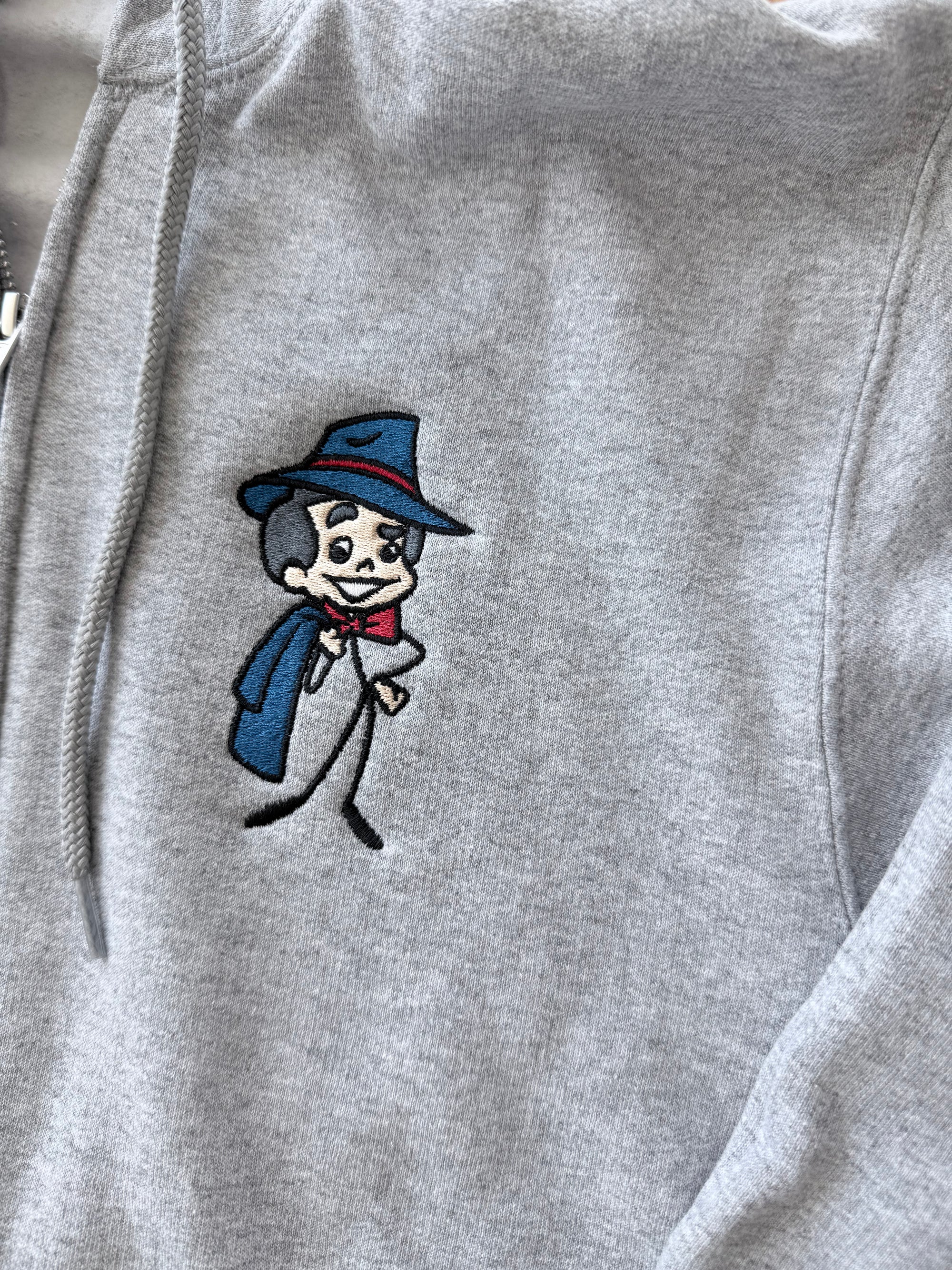 I Love Lucy Little Laughs Ricky Ricardo Zip-Up Hoodie | Officially Licensed Embroidered Hoodie