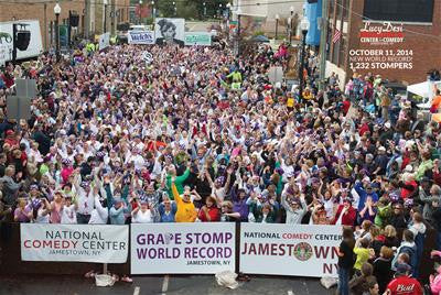Grape Stomping Record Poster