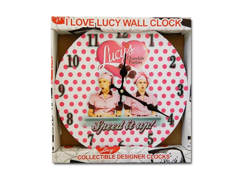 I Love Lucy: &quot;Job Switching&quot; Polka Dot Clock